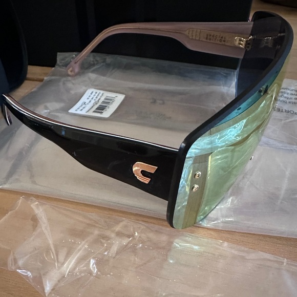 Carrera Flag Lab 12 Special Edition Rose Gold Pink Lens Sheild Sunglasses Barbie - Picture 5 of 10